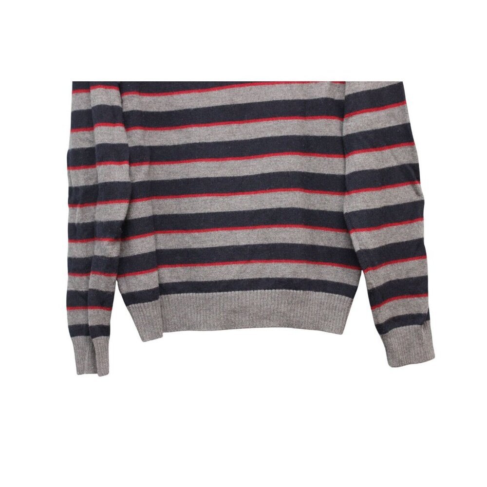 Brooks Brothers Mens Sweater Large 100% Merino Wool Extra Fine Italian Striped - Picture 12 of 12